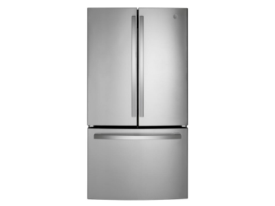 36" GE 21.9 Cu. Ft. Counter Depth French-Door Refrigerator in Stainless Steel