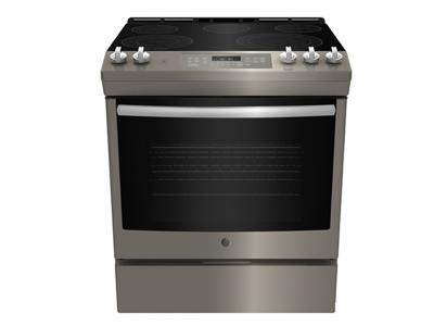 30" GE 5.3 Cu. Ft. Slide In Front Control Electric Self Cleaning Range