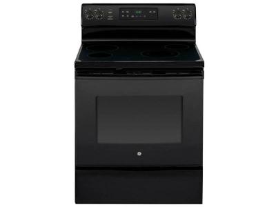 30" GE Electric Freestanding Self Clean Range in Black