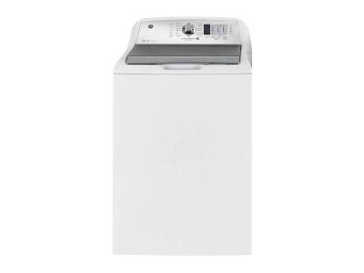 27" GE 5.3 Cu. Ft. Capacity Top Load Washer with SaniFresh Cycle in White