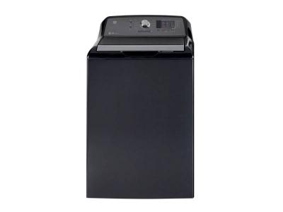 27" GE 5.3 Cu. Ft. Capacity Top Load Washer with SaniFresh Cycle in Diamond Grey