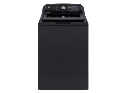 27" GE 5.3 Cu. Ft. Top Load Washer with SaniFresh Cycle in Diamond Grey