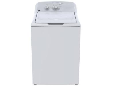 27" GE 4.4 cu.ft. Capacity Stainless Steel Basket Washer White