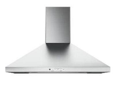 30" GE Wall-Mount Pyramid Chimney Hood