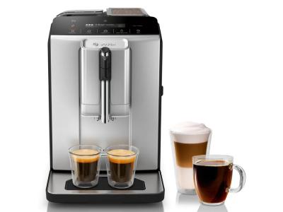 Bosch 300 Series VeroCafe Fully Automatic Coffee Machine with Removable Water Tank in Silver