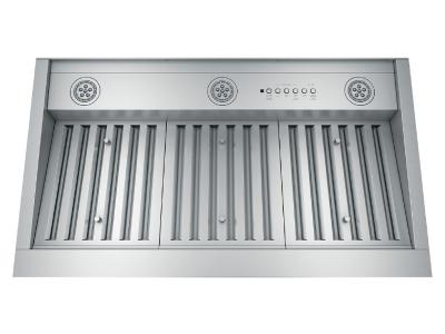 36" GE Designer Custom Range Hood Insert In Stainless Steel
