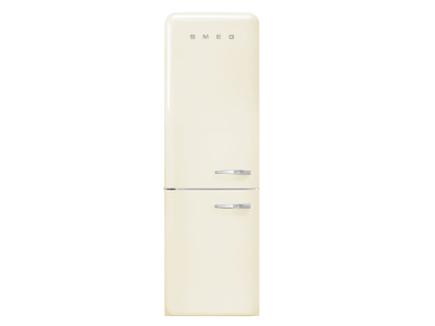 24" SMEG 12.75 Cu. Ft. Free Standing Bottom Mount Refrigerator in Cream