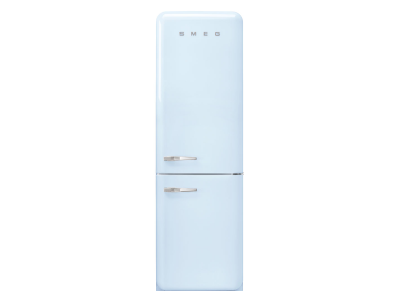24" SMEG 12.75 Cu. Ft. Free Standing Bottom Mount Refrigerator in Pastel Blue