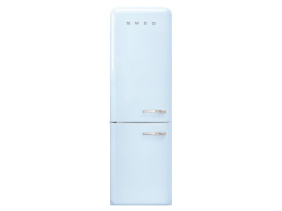 24" SMEG 12.75 Cu. Ft. Free Standing Bottom Mount Refrigerator in Pastel Blue