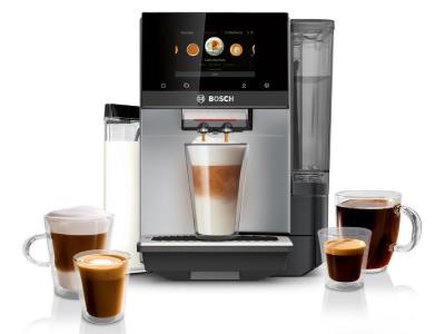 Bosch 800 Series VeroCafe Fully Automatic Coffee Machine with Removable Water Tank in Silver
