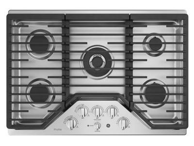 30" GE Profile Built-In Gas Deep Recessed Edge-to-Edge Cooktop