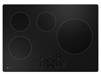 30" GE Profile Built-in Touch Control Induction Cooktop in Black