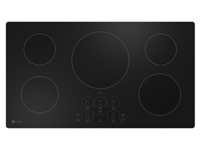 36" GE Profile Built-in Touch Control Induction Cooktop in Black