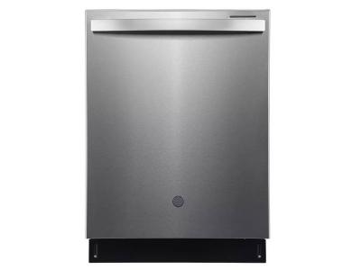 24" GE Profile Built-In Top Control Dishwasher in Fingerprint Resistant Stainless Steel