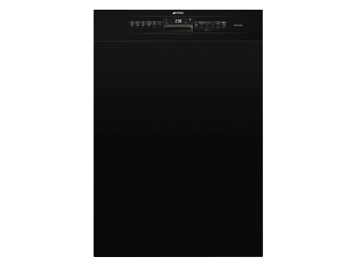 24" SMEG Under Counter Built-in Dishwasher in Black