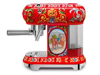 SMEG 50's Style Espresso Manual Coffee Machine In Decorated Or Special