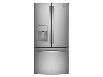 33" GE Profile 24.8 Cu.Ft. Bottom Mount French-Door Refrigerator in Fingerprint Resistant Stainless Steel