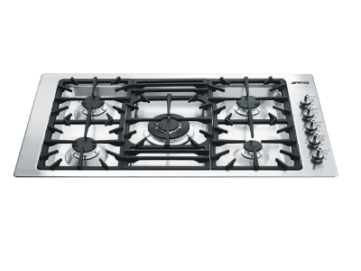 24" SMEG Gas Cooktop with 5 Sealed Burners