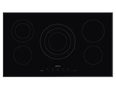 36" SMEG Electric Cooktop with 5 Cooking Zones