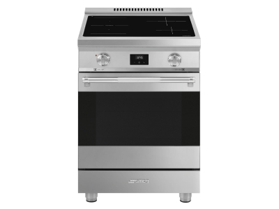 24" SMEG Professional Induction Range in Stainless steel