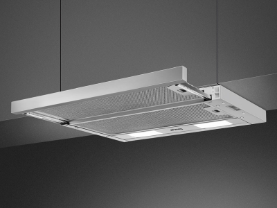 24" SMEG Universal 300 CFM Slide Out Hood in Stainless Steel