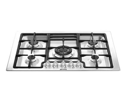 Smeg Classic 30-inch Built-in Stainless Steel Gas Cooktop with 5 Sealed Burners