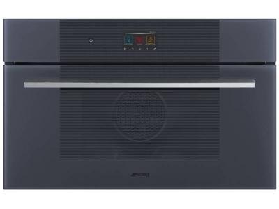 SMEG Linea Design Combi-Microwave Electric Single Wall Oven