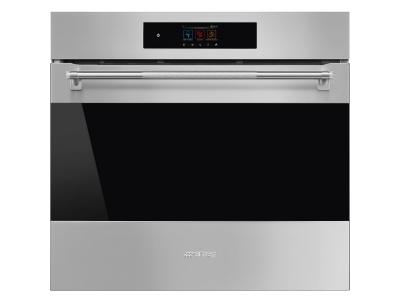 30" SMEG Fingerproof Stainless Steel Single Electric Wall Classic Oven