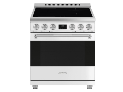 30" SMEG 4.6 Cu. Ft. True Convection Freestanding Induction Range