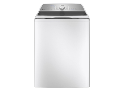 27" GE Profile 5.8 Cu. Ft. High-Efficiency Top Load Washer in White