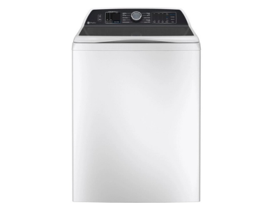 28" GE Profile 6.2 Cu. Ft. Top Load Washer with Smarter Wash Technology in White