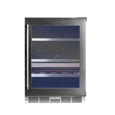 24" Silhouette Pro Gen 3 Built-in Wine and Beverage Center in Stainless Steel