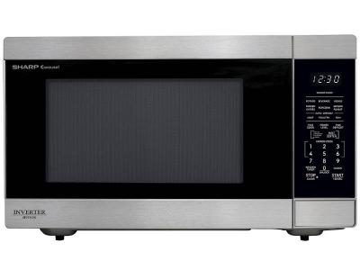 24" Sharp 2.2cu.ft. Carousel XL Countertop Microwave Oven