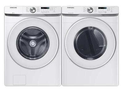 27" Samsung 5.2 Cu. Ft. Front Load Washer And 7.5 Cu. Ft. Electric Dryer
