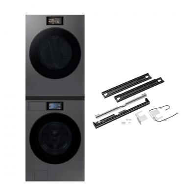 27" Samsung 6.1 Cu. Ft. Front Load Washer  7.6 Cu. Ft. Dryer and Stacking Kit