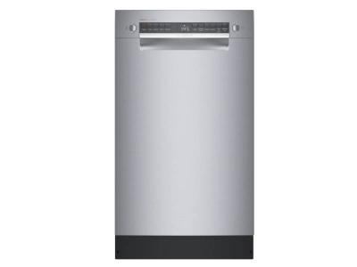 18" Bosch 46 dBA Recessed Handle Dishwasher in Stainless Steel