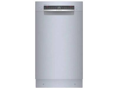 18" Bosch Recessed Handle CrystalDry Dishwasher in Stainless Steel