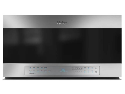 30" Haier 1.6 Cu. Ft. Smart Over-the-Range Microwave With Built-In Wifi in Stainless Steel