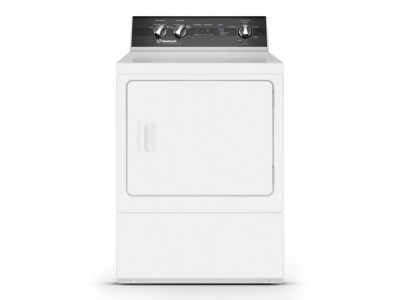 27" Huebsch 7.0 Cu. Ft. DR5 Sanitizing Electric Dryer with Steam in White