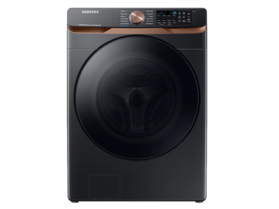 27" Samsung 5.8 Cu. Ft. Smart Front Load Washer with Super Speed Wash in Black