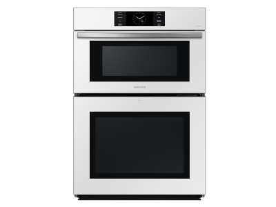 30" Samsung 7.0 Cu. Ft. Bespoke 7 Series Combination Wall Oven in White