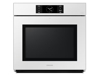 30" Samsung 5.1 Cu. Ft. Bespoke 7 Series Single Wall Oven in White