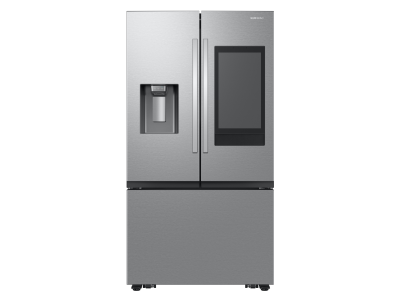 36" Samsung 3-Door French Door Refrigerator with Family Hub and External Ice and Water Dispenser in Stainless Steel