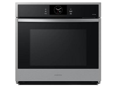30" Samsung 5.1 cu. Ft. Single Wall Oven with SmartThings Air Fry -