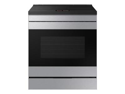 30" Samsung 6.3 cu.ft. 9 Series Slide-in Induction Range in Stainless Steel