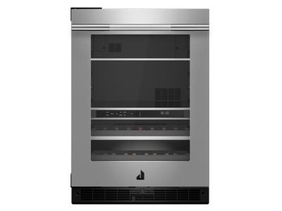 24" Jenn-Air Rise Built-In Undercounter Beverage Center With Left Swing