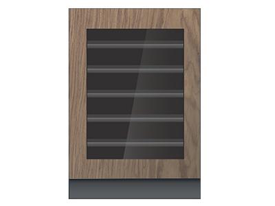 24" Jenn-Air Panel-Ready Built-In Undercounter Wine Cellar With Left Swing