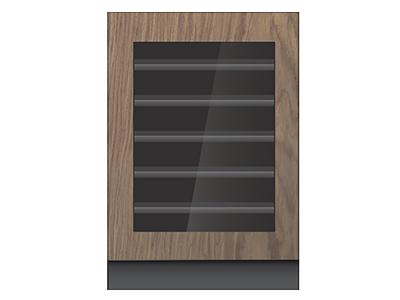 24" Jenn-Air Panel-Ready  Built-In Undercounter Wine Cellar With Right Swing