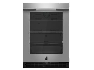 24" Jenn-Air Right Swing RISE Under Counter Glass Door Refrigerator