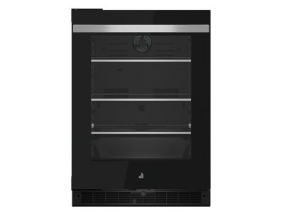 24" Jenn-Air NOIR Left Swing Under Counter Glass Door Refrigerator